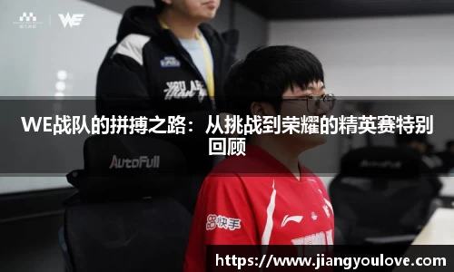 WE战队的拼搏之路：从挑战到荣耀的精英赛特别回顾